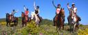 Happy guests fantastic horse riding vacation Spain