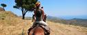 Fantastischer Ausblick vom Pferderücken in Spanien